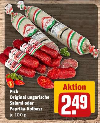 Pick Original ungarische Salami oder Paprika-Kolbasz