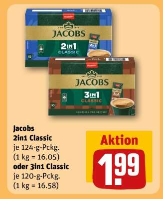 Jacobs 2in1 Classic oder 3in1 Classic