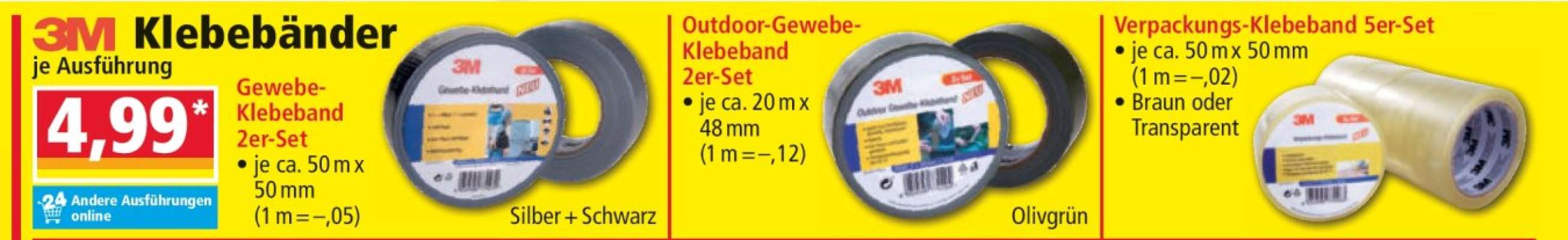Gewebe-Klebeband 2er-Set