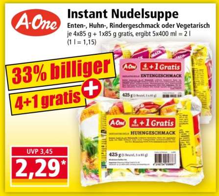 Instant Nudelsuppe