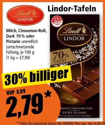 Lindor-Tafeln