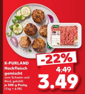 K-PURLAND Hackfleisch gemischt