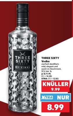 Three Sixty Vodka*