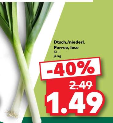Dtsch./niederl. Porree, lose