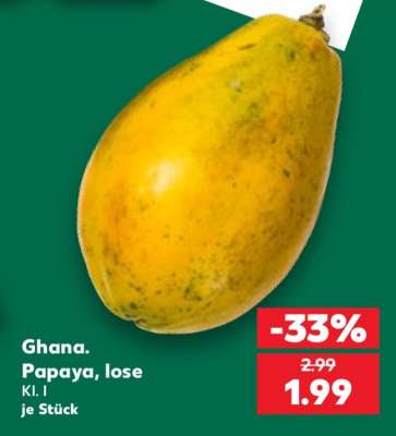 Ghana. Papaya, lose