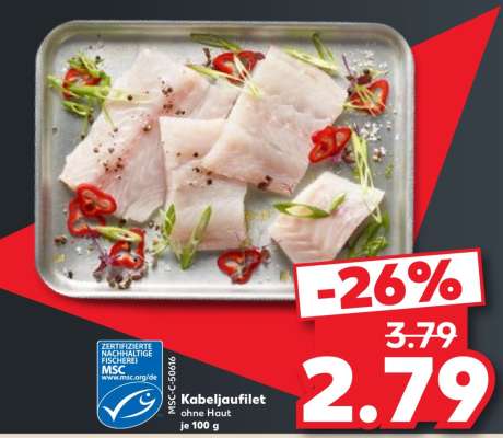 Kabeljaufilet
