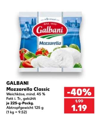 GALBANI Mozzarella Classic
