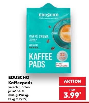 EDUSCHO Kaffeepads