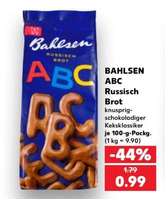 Bahlsen ABC Russisch Brot