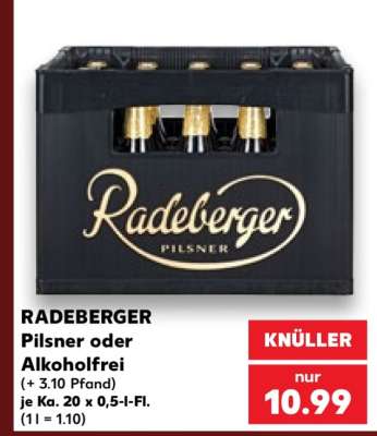 RADEBERGER Pilsner oder Alkoholfrei