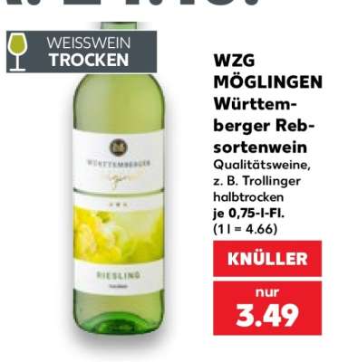 WZG MÖGLINGEN Württemberger Rebsortenwein
