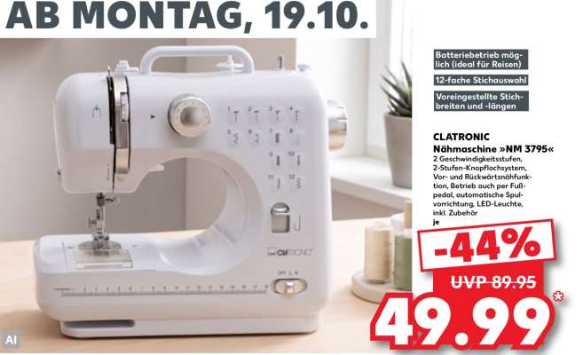 CLATRONIC Nähmaschine »NM 3795«