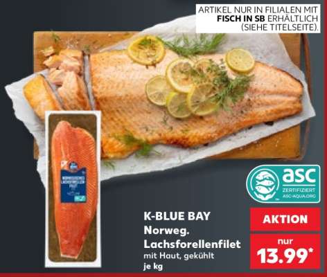 K-BLUE BAY Norweg. Lachsforellenfilet