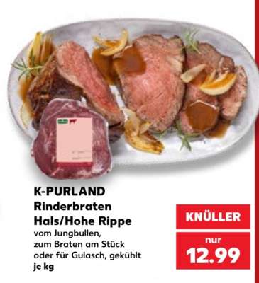 K-PURLAND Rinderbraten Hals/Hohe Rippe