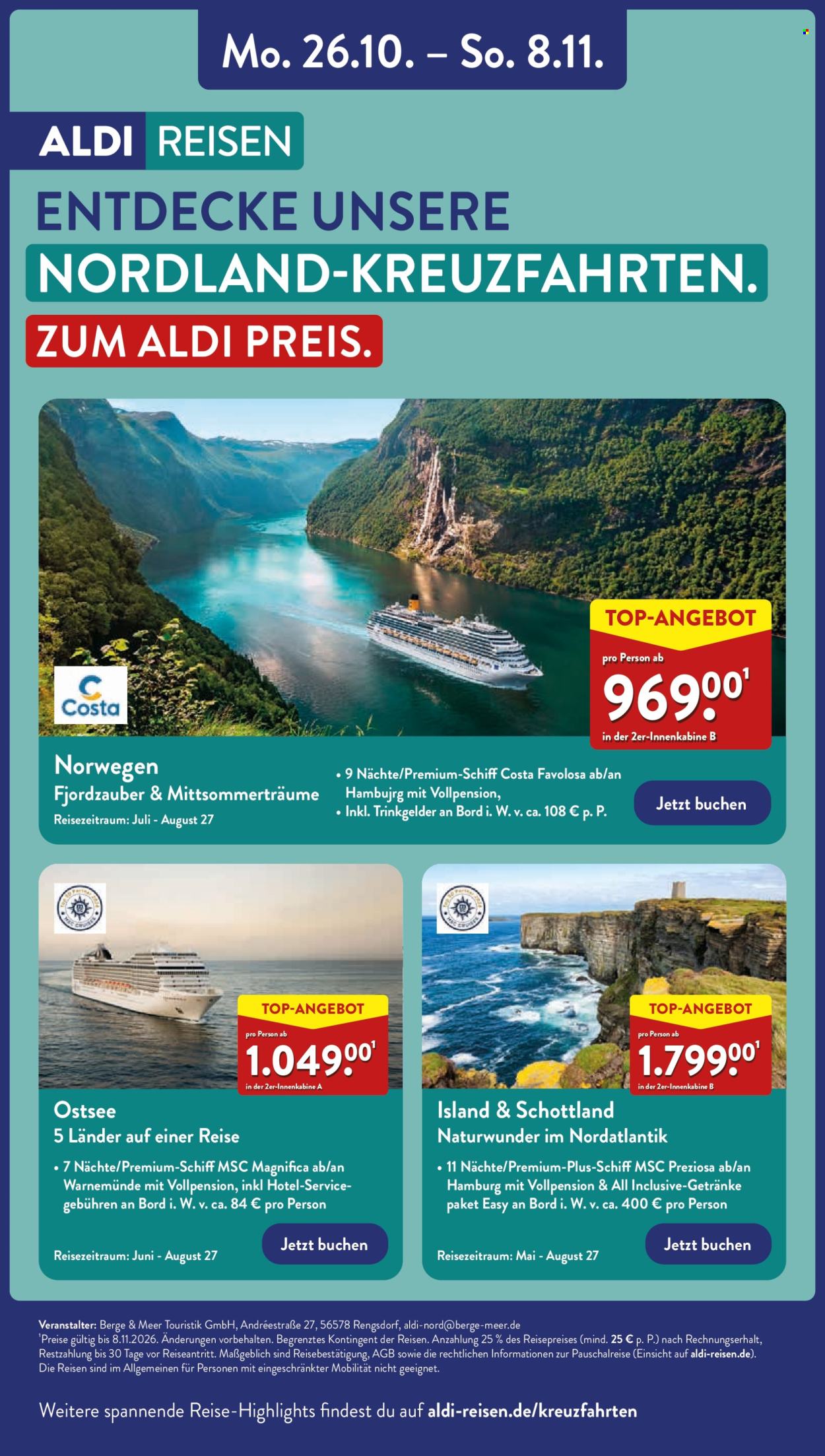 ALDI Nord Prospekte  - 26.10.2026 - 31.10.2026. Seite 43