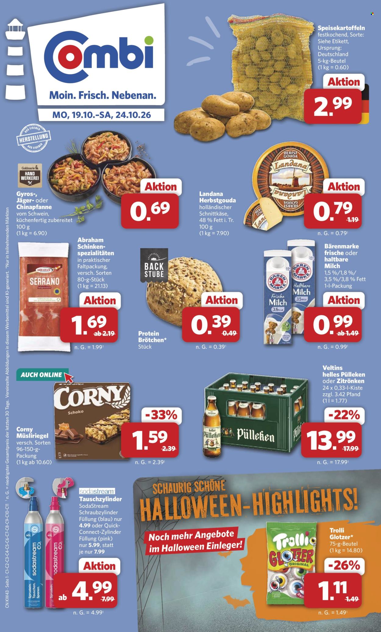 Combi Prospekte  - 19.10.2026 - 24.10.2026. Seite 1
