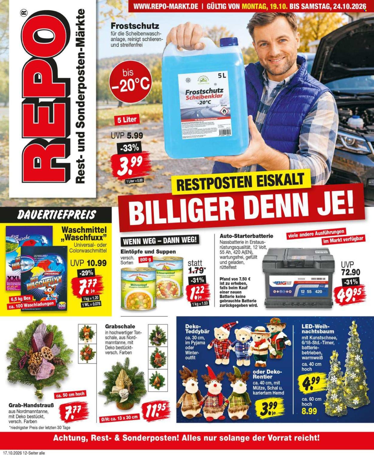 Repo Prospekte  - 19.10.2026 - 24.10.2026. Seite 1