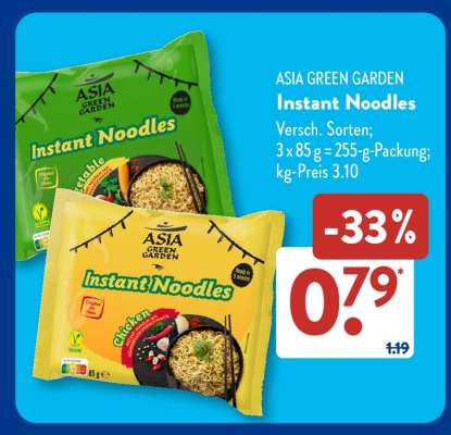 ASIA GREEN GARDEN Instant Noodles