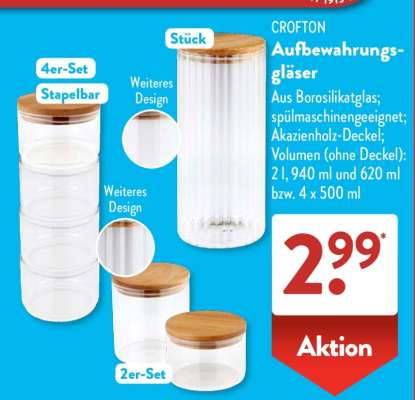 CROFTON Aufbewahrungsgläser