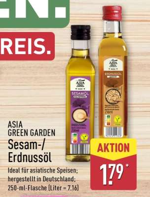 ASIA GREEN GARDEN Sesam-/Erdnussöl