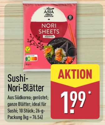 Sushi Nori Blätter