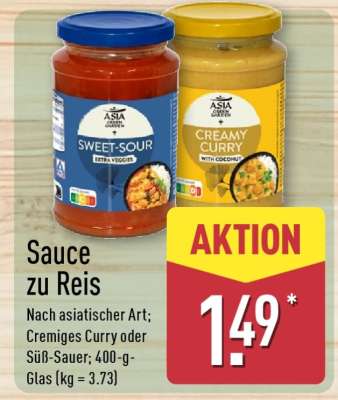 Sauce zu Reis