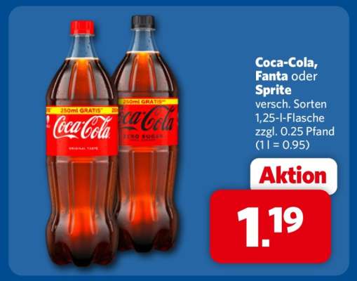 Coca-Cola, Fanta oder Sprite